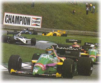  Thierry Boutsen followed by Teo Fabi