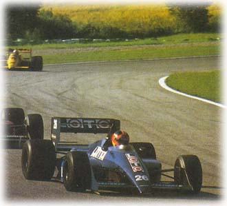 Piercarlo Ghinzani in the Megatron powered Ligier