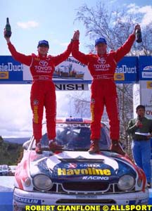 Toyota winning another rally