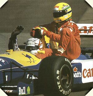 Mansell and Senna, 1991