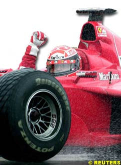 Schumacher drives to his 40th win