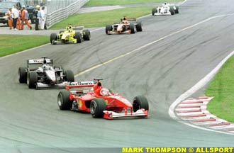 Schumacher and Hakkinen