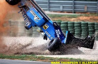 Fisichella's crash last month at Valencia