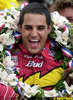 Montoya wins the Indy 500