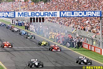 The start of the Australian GP this year
