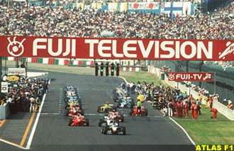 Schumacher stalls at Japan, 1998