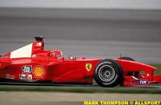 a Marlboro-less Ferrari in Indy