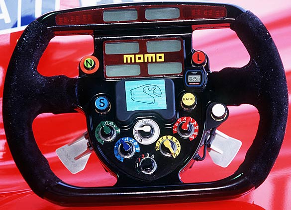 Michael Schumacher's steering wheel