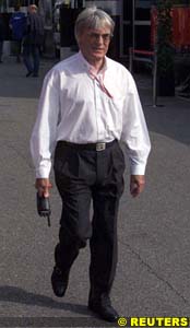Bernie Ecclestone, at the German GP