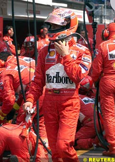 Michael Schumacher retires