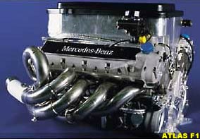 The Mercedes-Benz FO110J V10