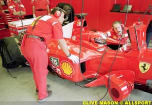 Ferrari providing extra airflow