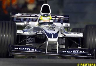 Ralf Schumacher during qualifying