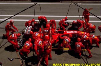 Schumacher's second pitstop