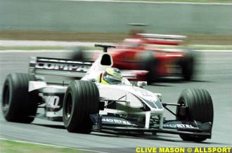 Ralf leads Barrichello