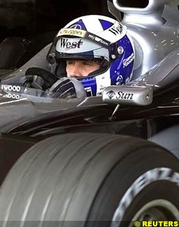 David Coulthard at Barcelona last week