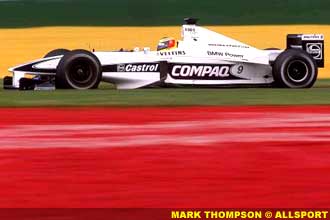 Ralf Schumacher of Germany in the Williams BMW during the FIA Formula One Australian Grand Prix, 2000