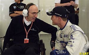 Ralf Schumacher with Frank Williams