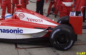 Toyota at Silverstone earlier this year