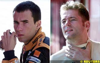 Enrique Bernoldi and Jos Verstappen