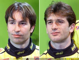 Heinz-Harald Frentzen and Jarno Trulli