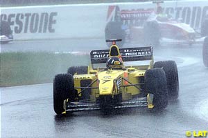 Hill in the wet GP of 1999