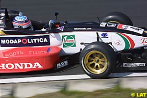 Takuma Sato, winner of the Marlboro Masters Formula 3 race