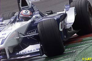 Juan Pablo Montoya in a Monza spec Williams FW23