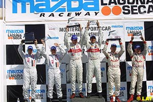1-2-3 on the podium for Audi at Laguna Seca