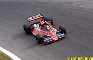 1978: Lauda drives the Brabham at Monza