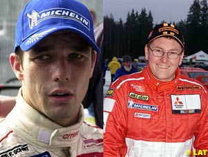 2002 Citroen drivers Sebastien Loeb, Thomas Radstrom
