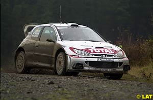 Outgoing world champion and rally winner, Marcus Gronholm