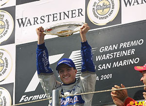 Ralf Schumacher takes his maiden win