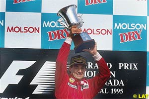 Alesi's only win, in Canada 1995