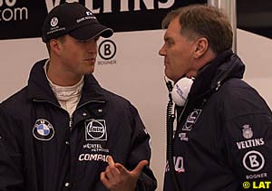 Ralf Schumacher and Patrick Head 