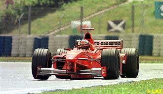 Michael Schumacher, Ferrari F300, 1998 Spanish Grand Prix.