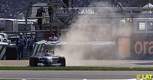 Ralf Schumacher spinning out of the 2001 US Grand Prix  
