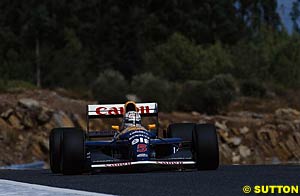 Nigel Mansell in Portugal