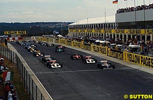 The start of the South African GP