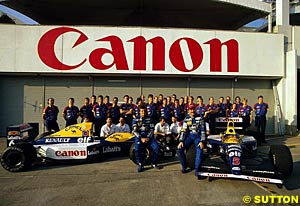 The 1992 Williams team
