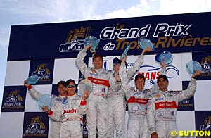 1-2-3 for Audi at Trois-Rivieres