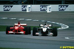 Ferrari and McLaren battle it out at Indy