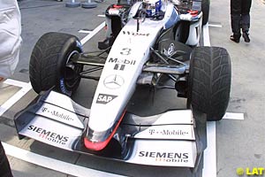 McLaren's front end