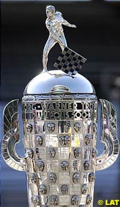 The Borg-Warner trophy, the one the drivers are fighting for