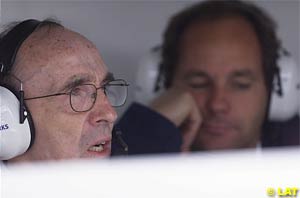 Frank Williams with Gerhard Berger