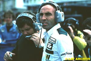 Frank Williams with Patrick Head in 1980