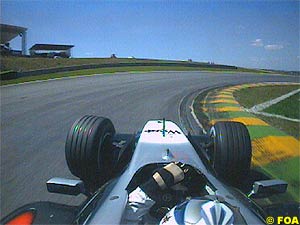 Kimi Raikkonen during qualifying