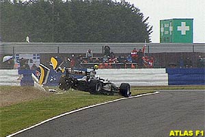 Coulthard spins