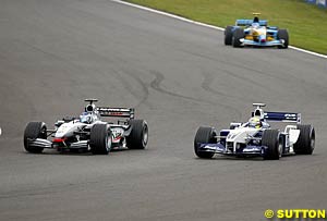 Montoya and Barrichello 