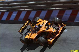 At Monaco he was again in the points